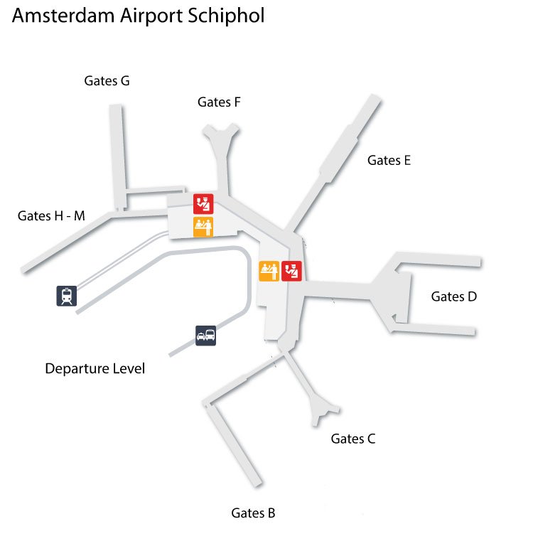 Amsterdam Terminal Map