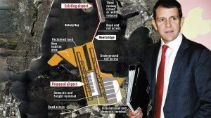NSW Treasurer Mike Baird has backed the Botany Bay plan. Source: The Daily Telegraph