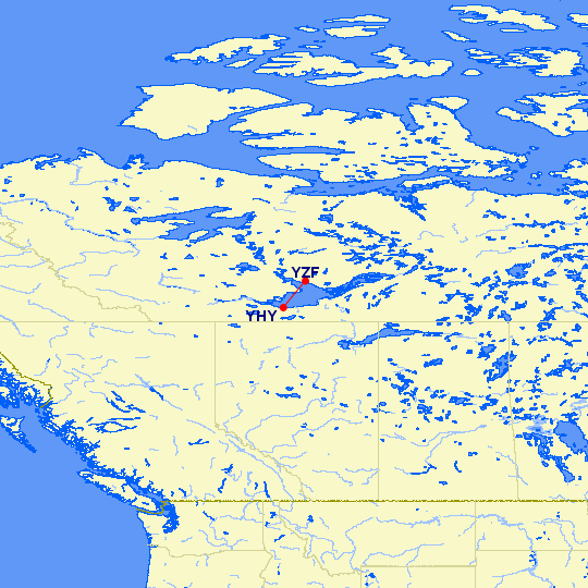 YZF-YHY route map