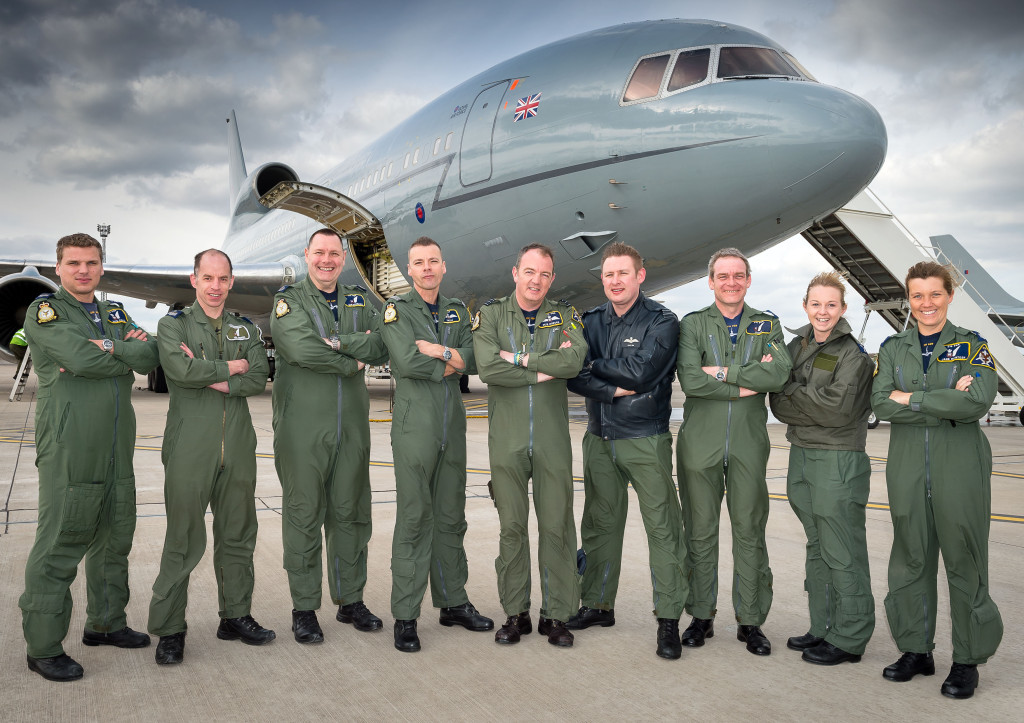 Last operational sortie of the 216 Squadron RAF Tristar aircraft