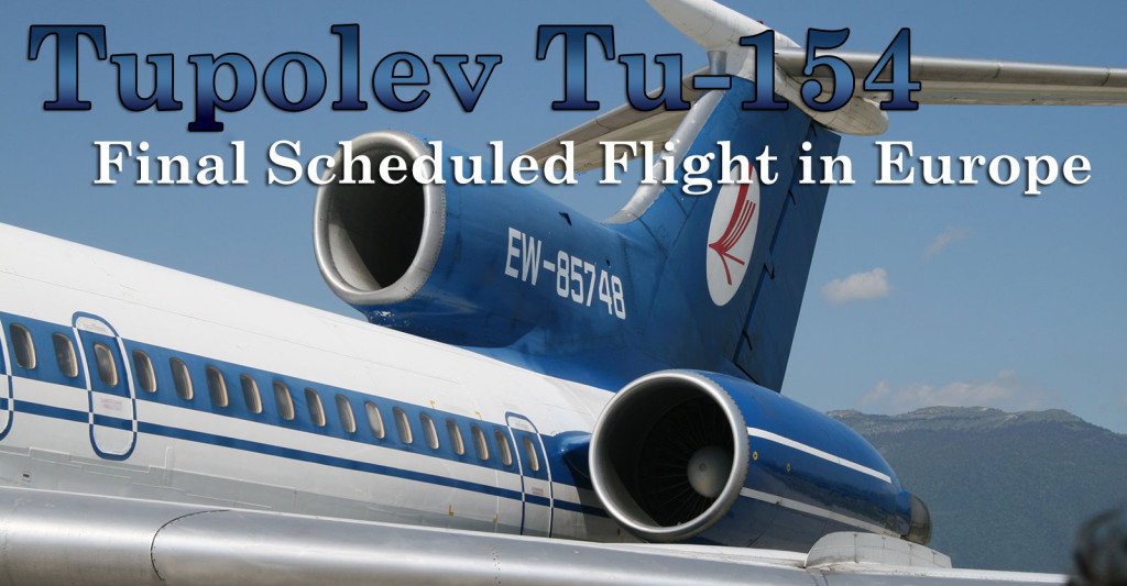 TU154 last scheduled flight