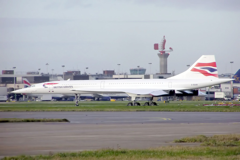 G-BOAB Heathrow Concorde