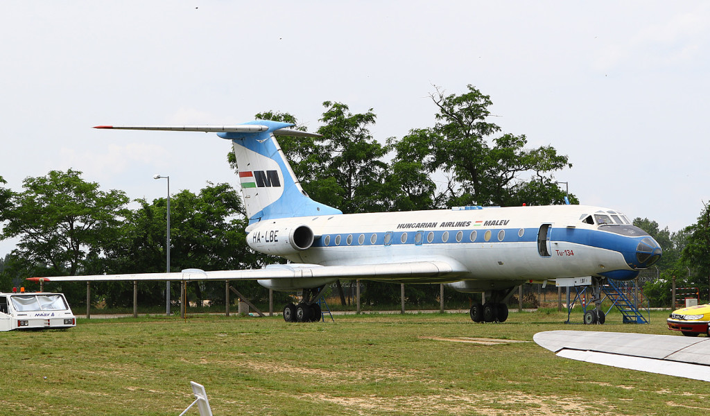 Malev Tu-134 HA-LBE at Budapest Aircraft Museum