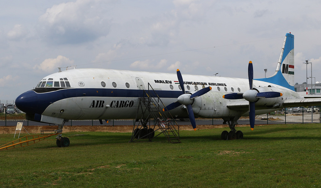 Malev Air Cargo IL-18 HA-MOG at the Budapest Aircraft Museum