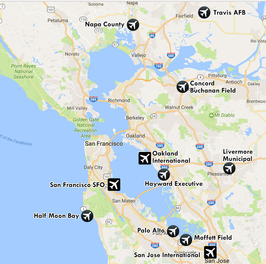 Airports Of San Francisco Bay A Spotting Guide Airport Spotting