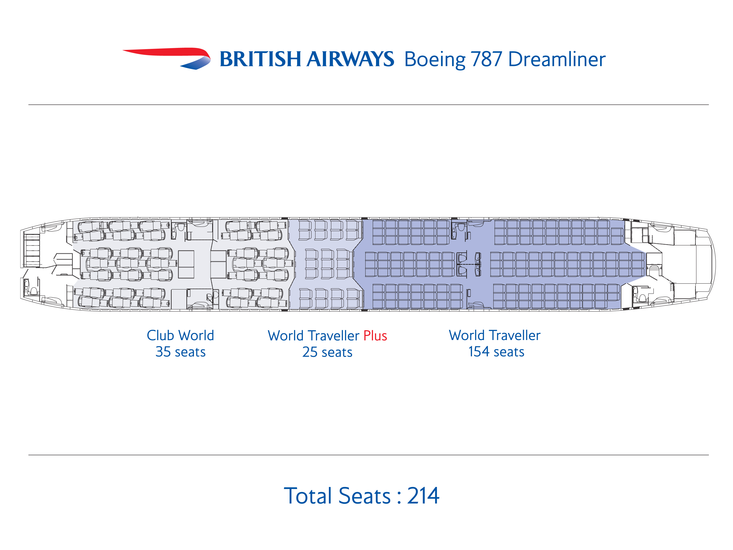 Dreamliner схема салона