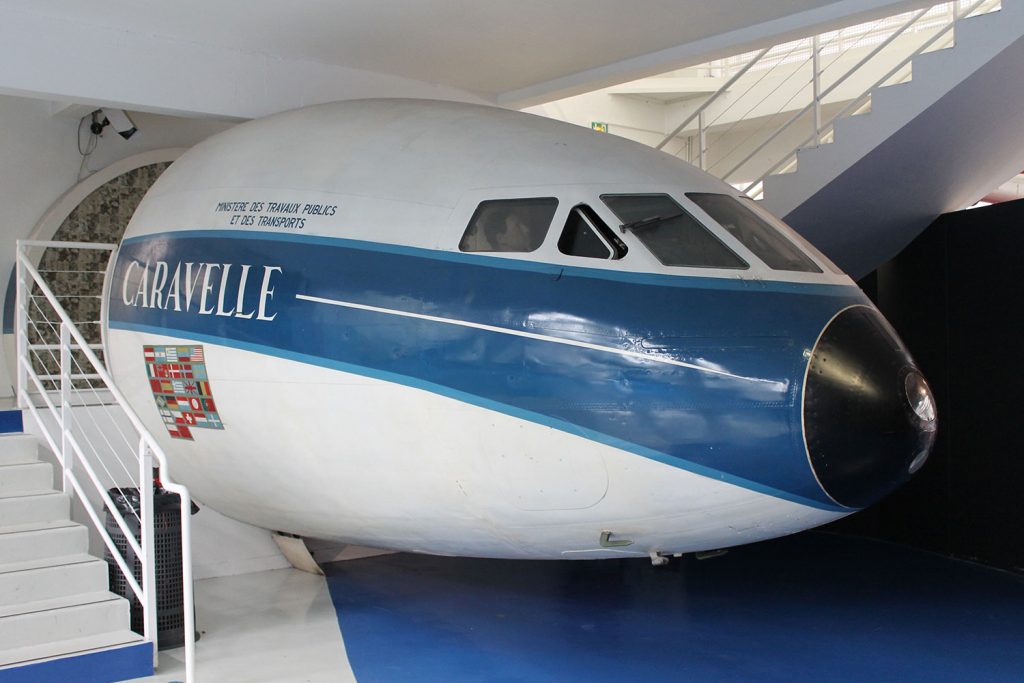 Le Bourget Caravelle cockpit