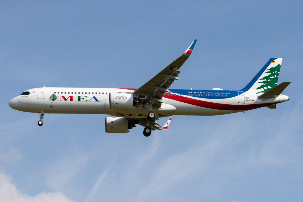 MEA Middle East Airlines Introduces New Livery Airport Spotting