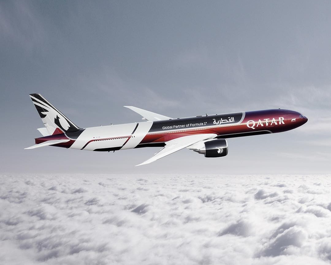 Qatar Airways F1 Livery